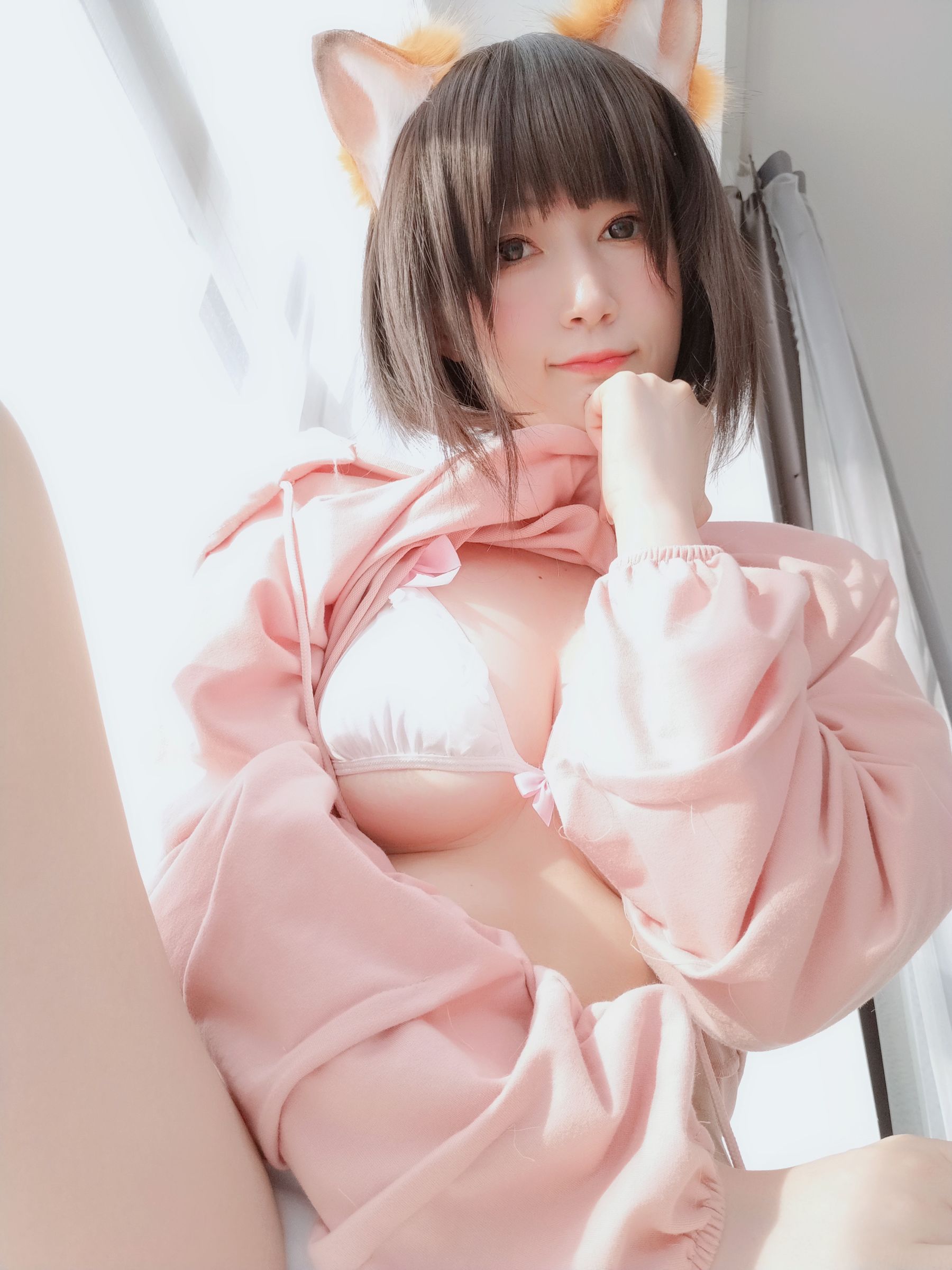 [COS写真]小姐姐白银81–粉红狐狸插图8